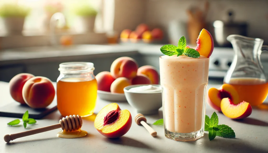 peach smoothie