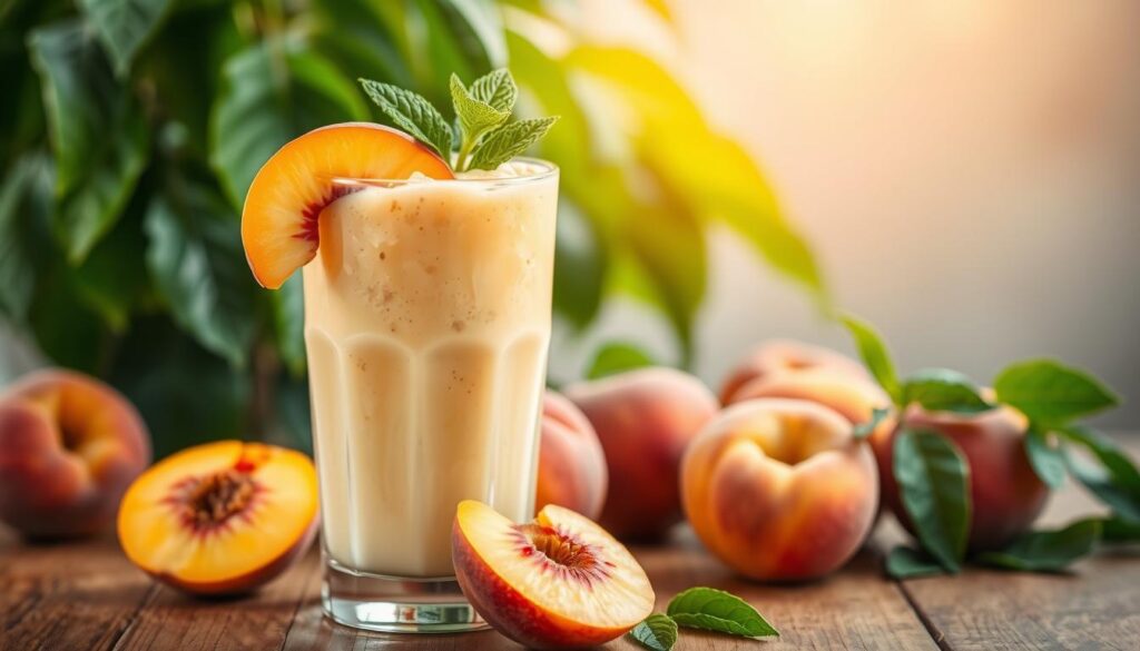 peach smoothie