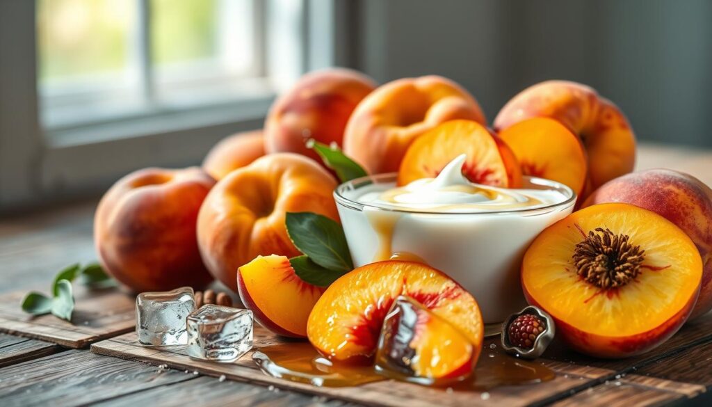 peach yogurt smoothie ingredients