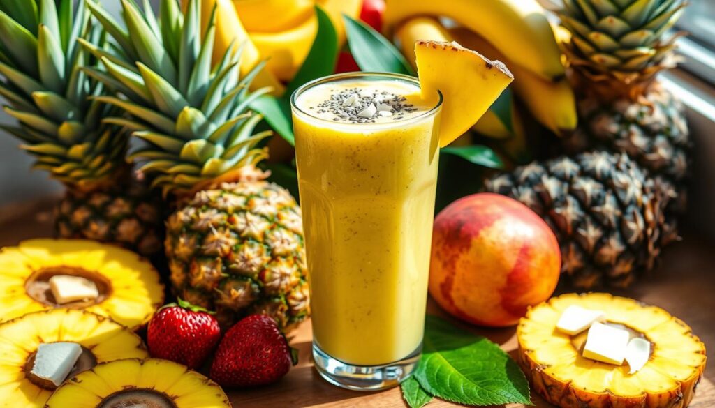 Pineapple smoothie nutrition